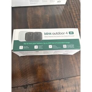 Blink Outdoor 4 XR Wireless Security 2 Camera System w/ XR Sync Module SEALED